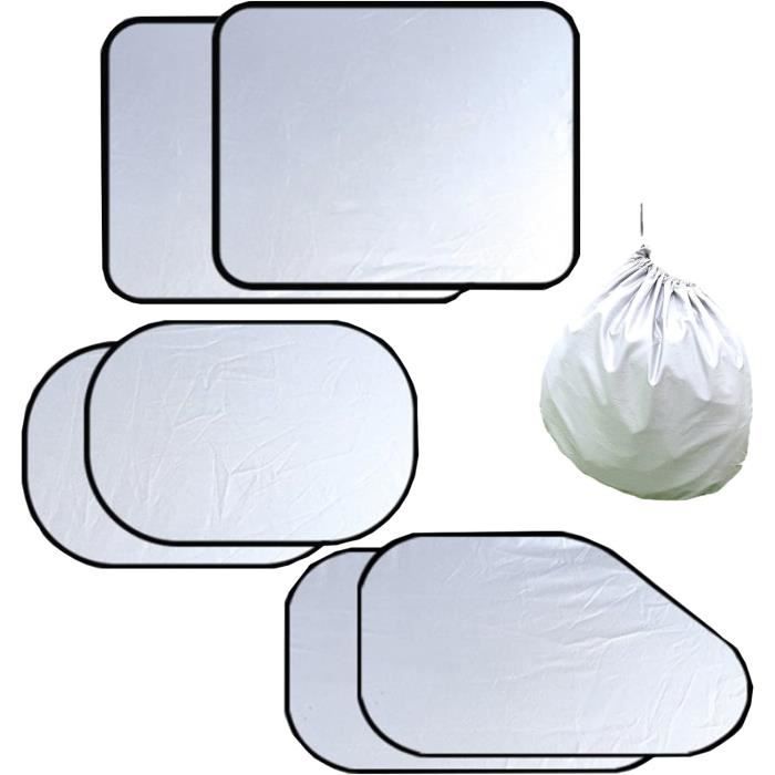 Extension De Pare-soleil Pour Voiture - Anti-éblouissement Latéral, Protection UV - Marron Translucide, Installation élastique Universelle