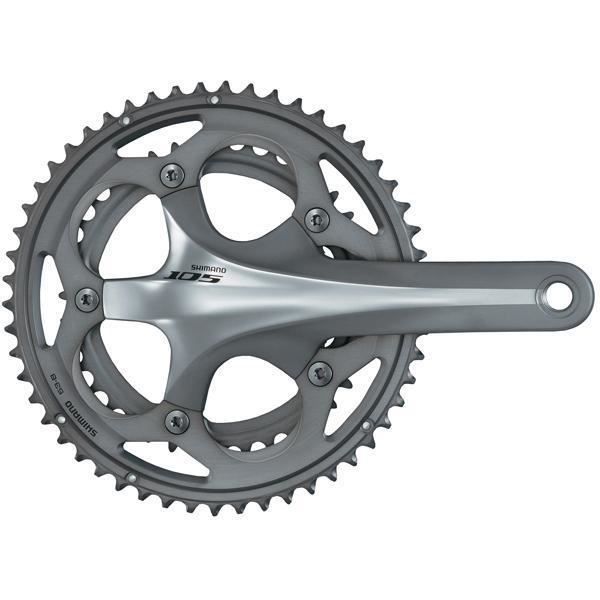 Pédalier route alu axe carré 9-10V. 155 mm 42-36 - www