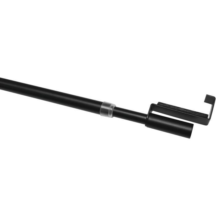 Rideau AC-Deco Vitrage Ovale Extensible - 80-140 Cm - Métal - Blanc