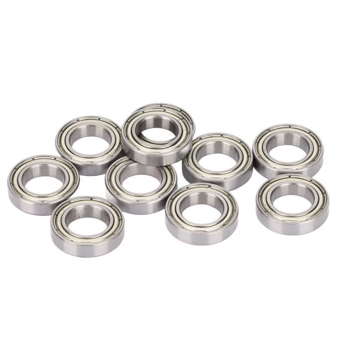 10 Roulements à Billes 625ZZ 5x16x5mm - Double Blindage Acier, Pour Moteurs, Machines...