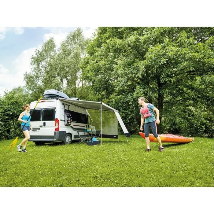 Thule Rain Blocker G2 - Auvent Latéral Avancé 2,50 M XL - Protection Pluie & Vent - Pour Camping, Extérieur - 2