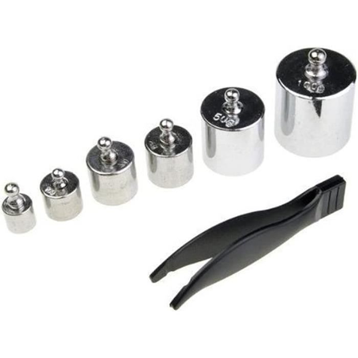 Lot De 4 Poids D'étalonnage 100g Plaqués - Pour Balance De Précision, Laboratoire, Pesée En Grammes - 2