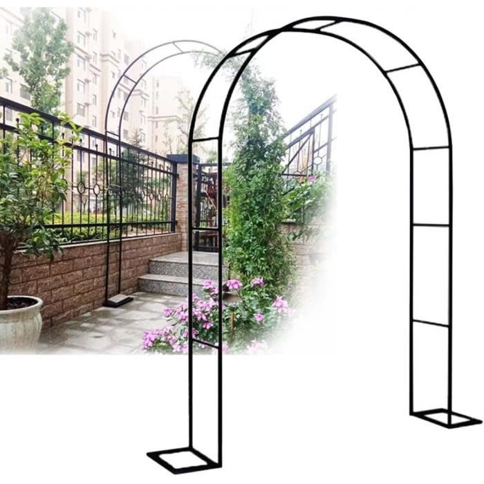 Arche De Jardin En Métal - 80x200 Cm - Support Pour Plantes Grimpantes, Rosiers - Idéal Mariage, Décoration Extérieure - 11