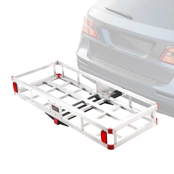 Panier à Bagages sur Attelage-VEVOR-1250x568x180 mm-Charge 226,8 kg-SUV Voyage Camping