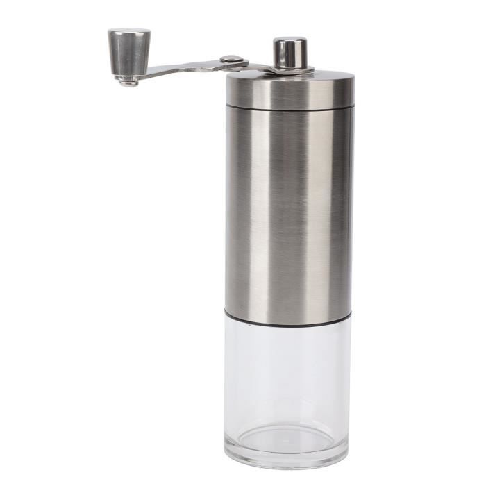 Moulin à Grains De Café Manuel, Moulin à Café à Manivelle Ajusté à Noyau En Acier Inoxydable En Hêtre, Moulin à Grains De Café Portatif à La Main Pour Le Bureau De Voyage De Camping à Domicile