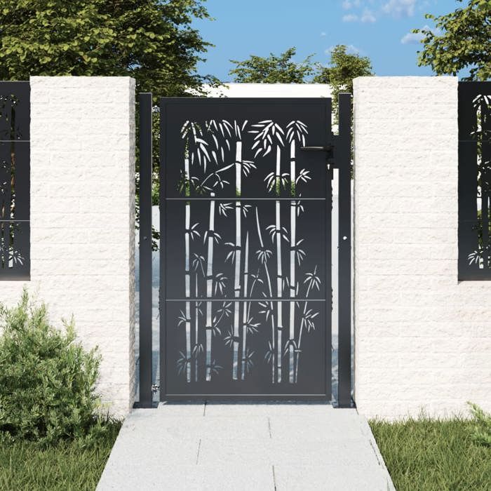 vidaXL Portail de jardin 105x130 cm - vue 5