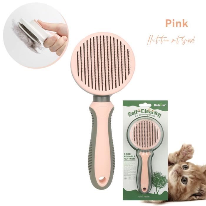 Comparer les prix de Brosse Chiens Chats, Brosse Autonettoyante Poils Morts pour Chat Chien Poil Long Court pour Eliminer Efficacement jusqu'à 9