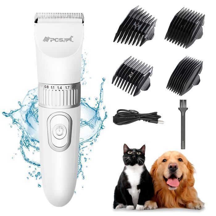 Meilleurs prix pour Tondeuse pour Chien Chat - Sans fil - Rechargeable - Blanc - Professionnelle
