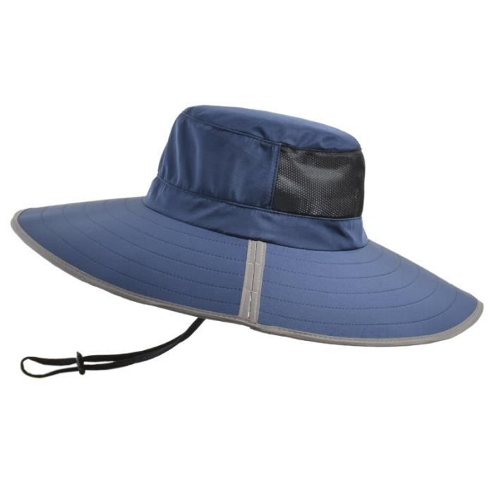 Chapeau Bob Pliable Homme - Protection UV UPF50 | Léger Et Respirant | Idéal Randonnée, Pêche, Voyage
