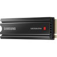 SAMSUNG Disque SSD Interne  - 980 PRO avec dissipateur - 2 To - NVMe - Compatible PS5 (MZ-V8P2T0CW)-1