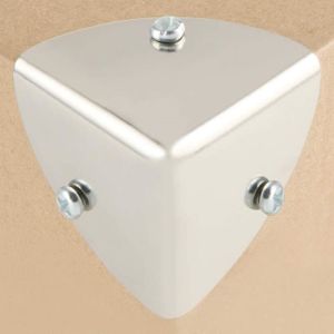Lot De 20 Protections D'angle Métal Vieilli - 2,5x2,5x0,8cm, Décoration Vintage Pour Cadres Photo, Boîtes