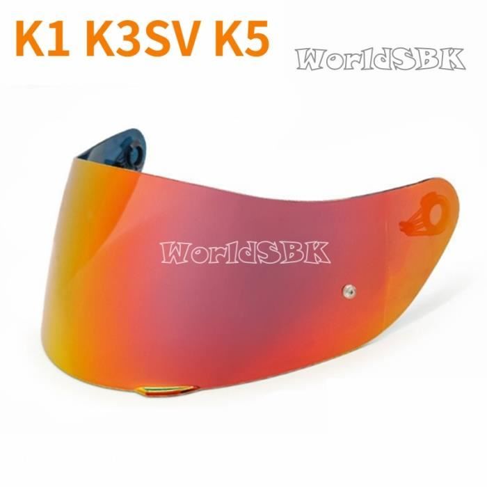 noir) Visor de casque pour AGV K1 K3SV K5 Accessoires de moto - Cdiscount  Auto