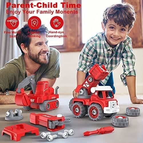 Jouet Transformers voiture de pompier et robot pour enfant • Enfant World