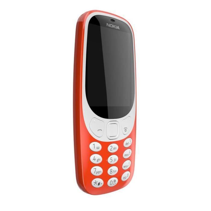 Nokia 3310 (2017) - Version 3G - Rouge - Tout1