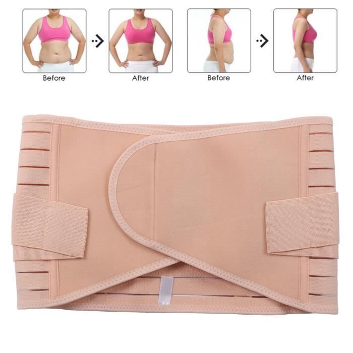 Ceinture Gainante Post-partum Femme - Taille L - Respirante, Ajustable - Pour Soutien Abdominal Après Accouchement
