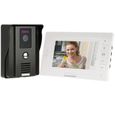 KKMOON Video Interphone Intercom Sonnette Visuelle de Porte avec 1pcs CCTV Camera Extérieure Sécurité + 1pcs 7inch HD Moniteur-2
