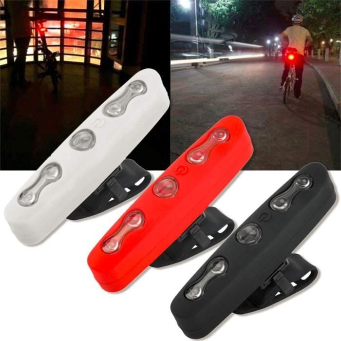 Feu Arrière Vélo étanche Lampe Velo Lumiere Velo Avant Et Arriere Vtt Avertissement Feu Arrière Ensemble Usb Rechargeable Éclairage Vélo Rechargeable Sans Outil