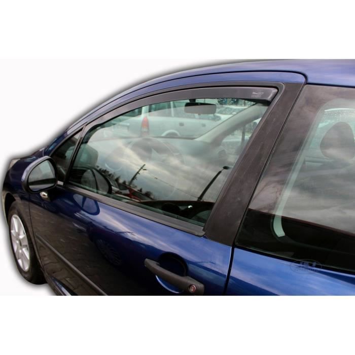 J&J Automotive Heko Déflecteurs D'Air 2 Pièces Compatible Peugeot 207 2006-2012