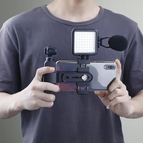 DEL remplir éclairage vidéo Photo Studio d'éclairage Lampe de Panneau pour DJI OSMO Pocket Camera DEL remplir éclairage vidéo Photo Studio d'éclairage Lampe de Panneau pour DJI OSMO Pocket Camera