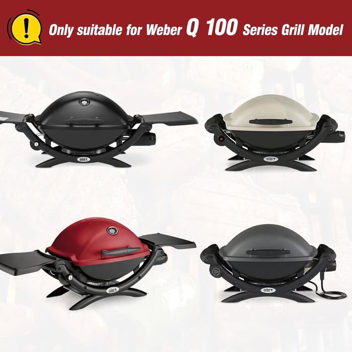 VANSHEI Grill Abdeckhaube für Weber Q100/Q120/Q1000/Q1200/Q1400