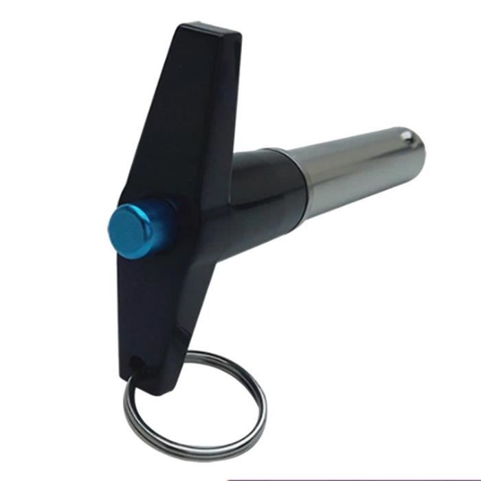 Goupille De Verrouillage En Acier Pour Colonne De Poids – Universelle, En T, Mécanisme à Ressort – Pour Machines De Musculation