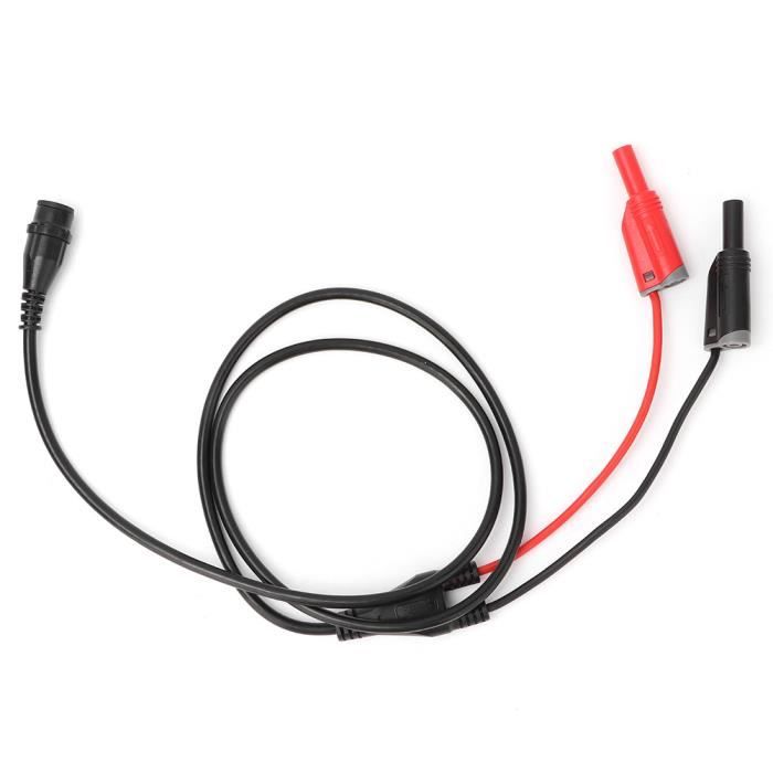 Câble Coaxial P1204 BNC Mâle Vers Fiche Banane Sécurité - 100cm - RG58 Q9