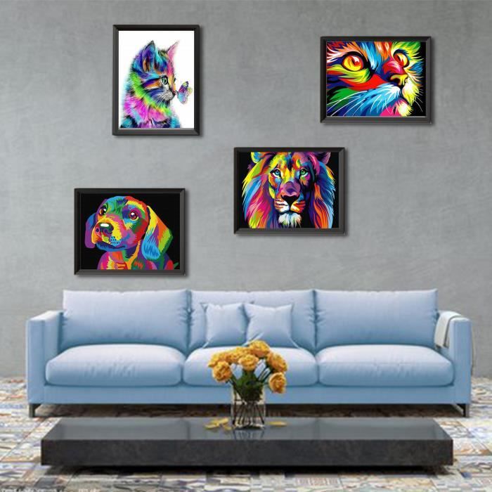 DIY Peinture Diamant 5D, Peinture Décorative en Cristal à Perçage Complet, Arts et Artisanat pour Décoration Murale de Maison, Cadeau