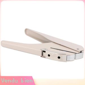 Perforatrice Champignon Pour Feuilles Mobiles - Poinçonneuse 1 Trou Beige Avec Règle