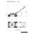 Tondeuse sans fil - METABO - RM 36-18 LTX BL 46 - 18 V - Carton-7