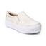 slip on croco beige