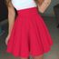 Jupe rouge patineuse clearance