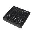 Table de mixage HQ Power HQMX11005 à 2 canaux pour sonorisation, lecteur MP3 USB, avec 8 effets sonores intégrés-0