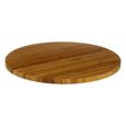 Plateau Tournant En Bambou Paris Prix – 35 Cm – Naturel Et Rond