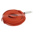 Câble chauffant autorégulateur en silicone YOSOO - Pour tuyau, compresseur et climatiseur - Blanc-0