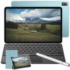 Blackview Tab 16 Tablette Tactile 11 pouces FHD+ 14Go+256Go-SD 1To 13MP+8MP 7680mAh Android 12 Dual SIM,Face ID Vert Avec Clavier