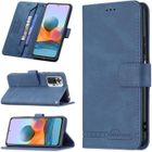 CHICHENG Coque Xiaomi Redmi Note 10 Pro,étui Antichoc Cuir PU avec Fonction de Support de Fente Carte Magnétique Flip Cover CoqBleu