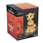 Paladone Simba Lampe en forme de 3D – Produit sous licence officielle Le Roi Lion, veilleuse Disney pour table de chevet ou