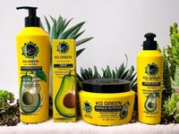 Pack Keragold Green - Shampoing Douche 500ml / Masque 500ml / Sérum 100ml/ Creme de soin 200ml