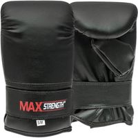 Max Strength Sports pour enfants Gants de boxe pour enfants Mitaines Junior Sac de formation de poinçonnage petit BLK
