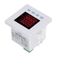 Sonew Wattmètre Compteur de puissance multifonctionnel blanc triphasé 9600bps compteur d'électricité ABS LCD haute précision