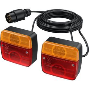 Câble De Remorque 7 Mètres 13 Broches Avec Sortie PKW - Câblage électrique Pour Feux Arrière De Voiture/remorque