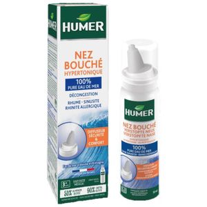 SPRAY NASAL Humer Spray Nez Bouché - 100% Eau de Mer - +3Mois 