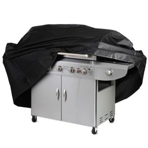 HOUSSE - BÂCHE Housse de Protection pour Barbecue à Gaz - Bâche Imperméable en Tissu d'Oxford 210D - Noir - XL/170*61*117CM