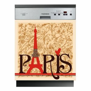 Stickers Lave Vaisselle Rouge Achat Vente Pas Cher