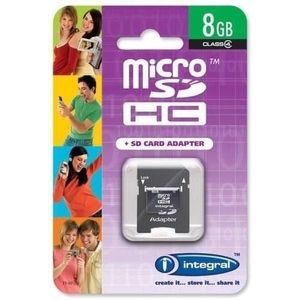 CARTE MÉMOIRE INTEGRAL Carte Micro SDHC 8 Go