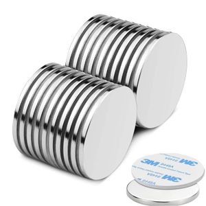 20 aimants en néodyme Infactory 12 X 1 mm avec trou