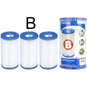 Éponge filtrante de type B GP Batteries, cartouches de filtre de piscine en  mousse réutilisables et lavables pour piscine Intex de type A, aquarium,  jacuzzi, piscine