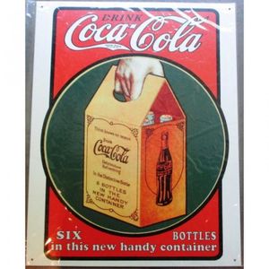 Plaque métal Original Coca-cola 30x40 - Les Plaques/Plaques 30x40 cm - nostalgic-deco