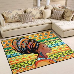 TAPIS Tapis antidérapant Traditionnel Africain - Marque 
