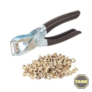 Cuir Punch et Eylet Pince SET avec 100 oeillets Am-Tech bricolage Outil à Main Travail